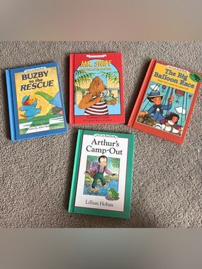 3 First Editions + 1 Modern Reprint VINTAGE "I Can Read" Hardcover Book Bundle